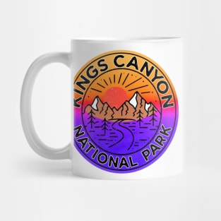 Kings Canyon National Park California Mountains Laptop Mug